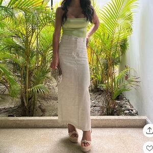 NEW Reformation Overland Silk Top